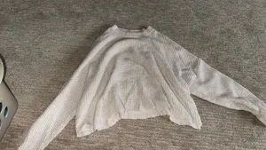 American Eagle Knitted Cropped Sweater thumbnail 3