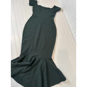 Lulus How Much I Care Dark Green Off-the-Shoulder Midi Dress Holiday Gala Small thumbnail 5