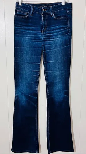Joe’s Jeans Visionaire High Rise Flare Jeans Blue Stretch Denim Size 26 thumbnail 1