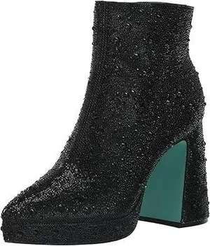 Betsey Johnson Boots Rhinestone thumbnail 1