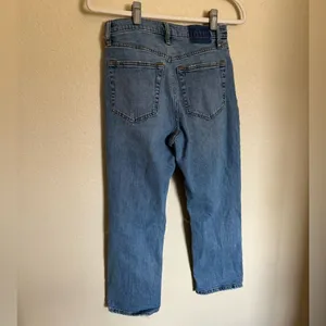Abercrombie & Fitch Ankle Straight Ultra High Rise Jeans Sz 28 Short‎ Distressed thumbnail 9