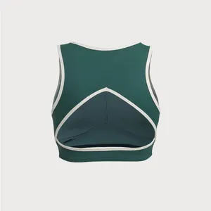 Berlook Dark Green Round Neck Line Tank Top thumbnail 8