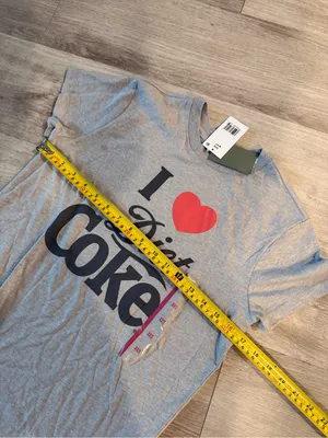 I Love Diet Coke Baby Tee Women's Size XXS thumbnail 5