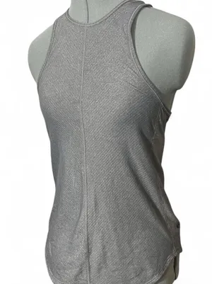 Lululemon Swiftly Tech Gray Striped Racerback Tank Top Women's Size S/M Athletic thumbnail 2
