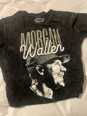 black morgan wallen cotton t-shirt thumbnail 3