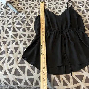 Aritzia Babaton Warren Camisole Black Chiffon Cinched‎ Tie Waist Size XXS thumbnail 14