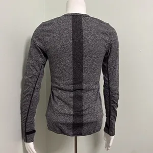 Orangetheory Fitness OTF Long Sleeve Gray Workout Tee Small thumbnail 5