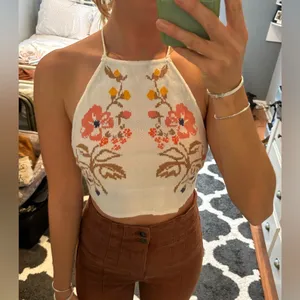 Urban Outfitters Triangle Knit Halter Top thumbnail 2
