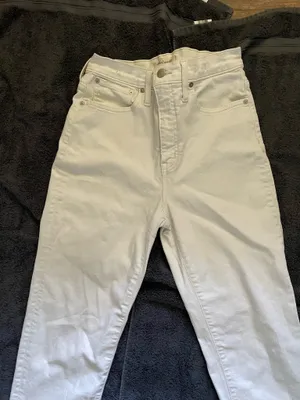 Madewell Pure White Vintage CanvasComfort Stretch white straight l thumbnail 7