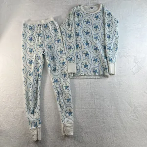 Vintage HEALTHKNIT Small Womens Long John Thermal 2 Pc Set Top Bottom Floral USA thumbnail 3