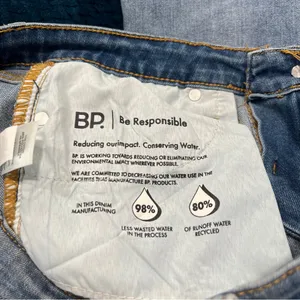 BP Stretch Medium Wash Blue Denim‎ Flare Jeans Casual Size 28 thumbnail 6