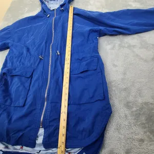 Disney Mickey Mouse Women's Royal‎ Blue Long Full Zip Jacket Size Large thumbnail 8