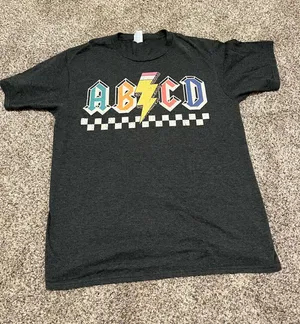 Teacher shirt Gray Size M thumbnail 1