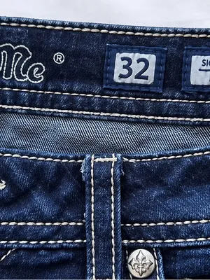 Miss Me Signature Boot Jeans Size 32 (3) thumbnail 3