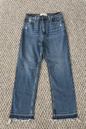 Abercrombie Straight Jeans High-Rise thumbnail 1