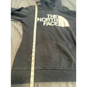 The North Face Gorpcore Pullover spellout Hoodie Sz:M Black Half Dome Logo thumbnail 4