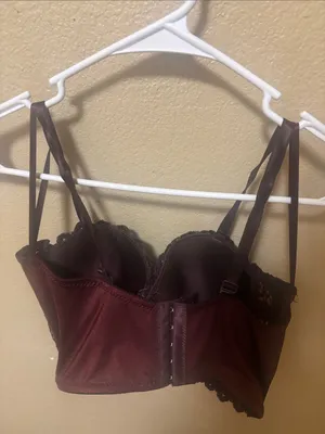 Windsor Embellished Lace Bustier Camisole - Deep Plum S Fall Pinup Coquette Punk thumbnail 3