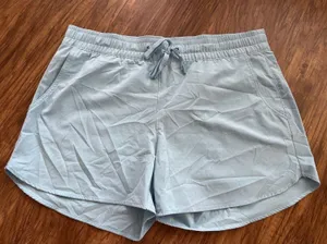 Eddie Bauer Light Blue Athletic Shorts Women's Running Workout 87% Polyester thumbnail 1