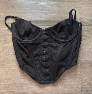 White Fox Boutique Black Corset Top thumbnail 1