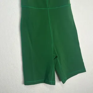 Aritzia Wilfred Free Divinity Romper 7” in Green thumbnail 3