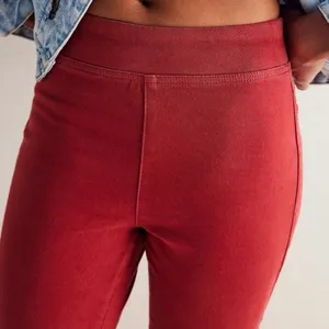 Free People We The Free In My Feelings Red Wine Cropped Slim Flare Jeans Small thumbnail 3