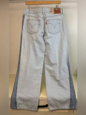 Levi's Light Blue Two-Tone Superlow Loose thumbnail 6