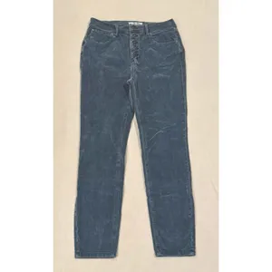 Free People We The Free Sun Chaser Corduroy Skinny Pants Gray Jeans Size 28 thumbnail 3