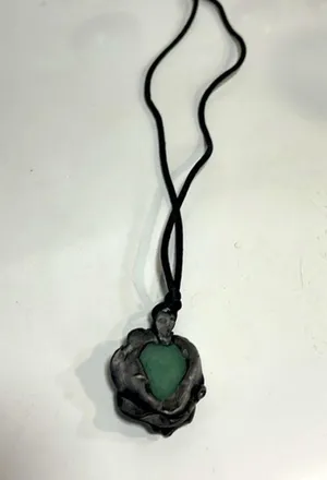 Handmade pendant stone necklace thumbnail 2