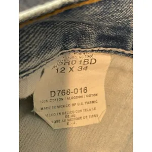 VTG Wrangler Med Wash High Waist Mom Jeans 90s 12 X 34 thumbnail 11