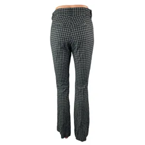 Old Navy Women's Black Window Pane High Rise Flare Bootcut Trousers Pants Size 2 thumbnail 4