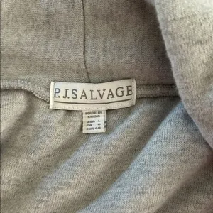 PJ Salvage Quilt Dreams Peachy Jersey Robe in Heather Grey , Large, Gray, NWT thumbnail 3