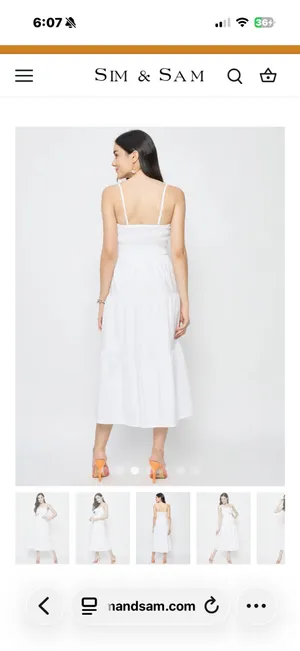 Sim & Sam Dress White thumbnail 2