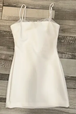ZARA White Mini Dress thumbnail 1