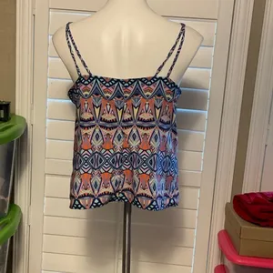 Derek Heart Multicolor Aztec Print Camisole thumbnail 3