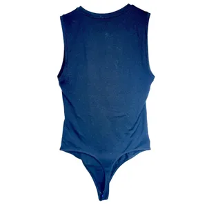 Abercrombie & Fitch Soft AF Black Sleeveless Crew Neck Tank Top Bodysuit Size S thumbnail 3
