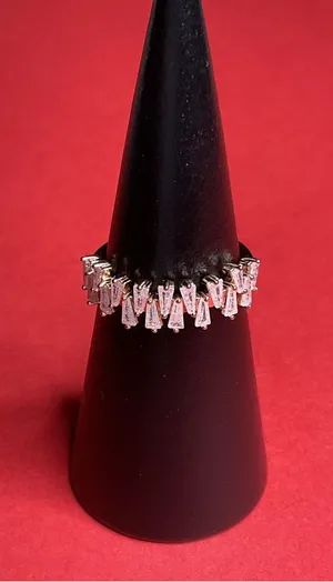 Bomb Party RBP5662 “Adventure Always” Crystal on Rose Gold Size 9 Ring NWT thumbnail 1