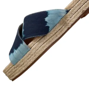 EUC Lucky Brand Gayte Sandals Blue Tie-Dye Size 9 thumbnail 6