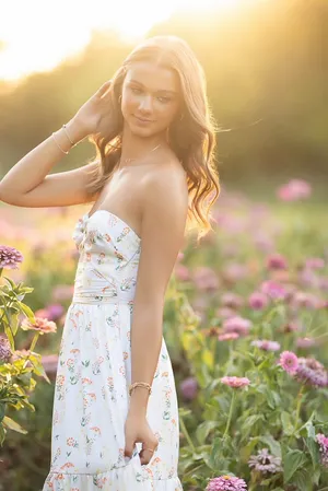 Petal & Pup Dress Maxi Floral Strapless thumbnail 2