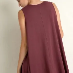 ✨ Brandy Melville Alena Swing Dress in Burgundy✨ thumbnail 3