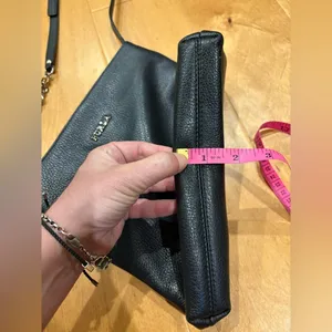 Furla small leather shoulder bag chain handle black crossbody thumbnail 7