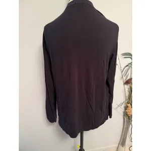 Skims Long Sleeve Crew Neck T-Shirt Black Modal Blend Size M‎ thumbnail 2