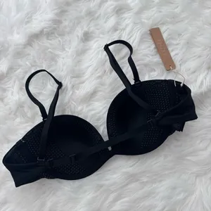SKIMS Black Push-Up Strap Bra thumbnail 5