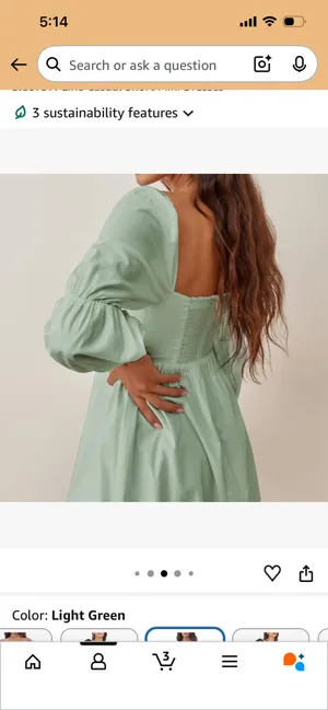 Amazon Green dress thumbnail 2