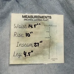 Almost Famous Womens Light Wash Denim Cargo Joggers Light Blue Size L thumbnail 6