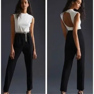 EUC Anthropologie Hutch Open Back Jumpsuit thumbnail 2