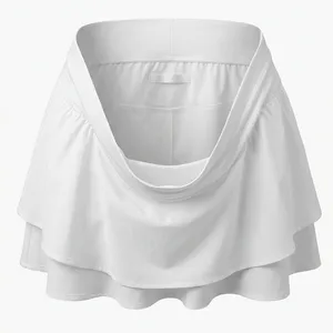 DSG Knit Stride HighRise Skort Womens XXL Pure White Tiered Athletic Tennis Golf thumbnail 2