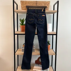 7 For All Mankind Kimmie Straight Leg Dark Wash Jeans, 24 thumbnail 5