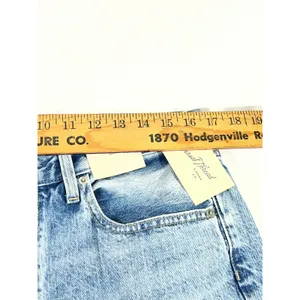 Universal Threads Denim Jeans Women 10R Medium Wash Distressed Patchwork‎ Baggy thumbnail 5