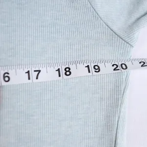 Athleta Cloudlight Rib Stratus Top Women S Teal‎ Blue Long Sleeve Scoop Neck Tee thumbnail 6