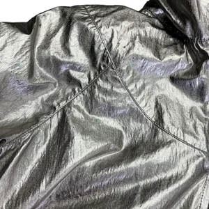 Lululemon X Barrys‎ Women's Titanium Foil Stronger As One Hooded Jacket Size 0 thumbnail 13